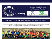 Tablet Screenshot of hydgroup.co.za